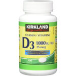 Kirkland Signature Vitamin D3 1000 IU (360 Tablets)